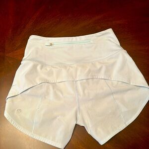 New light blue lulu lemon speed ups size zero length 2